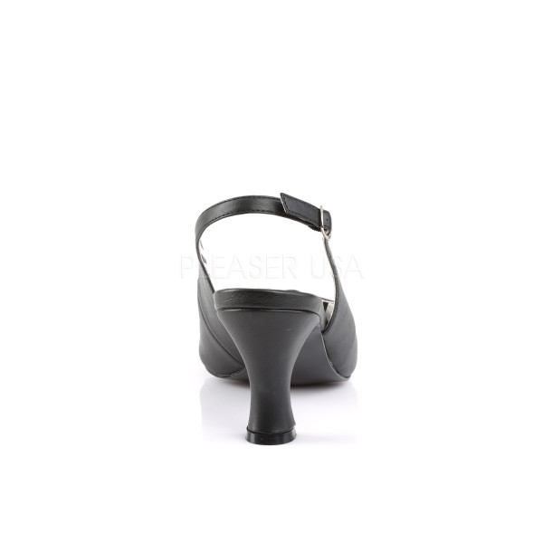 3 inches Heel Slingback Peep Toe Pump