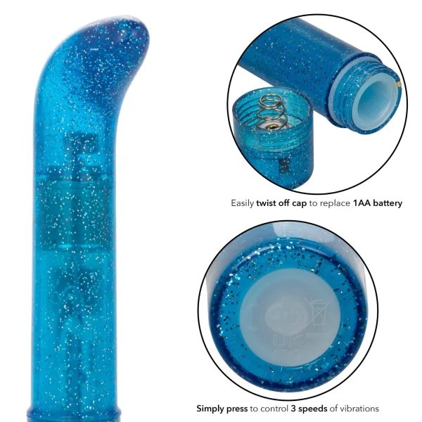 Sparkle Mini G-Vibe - Blue