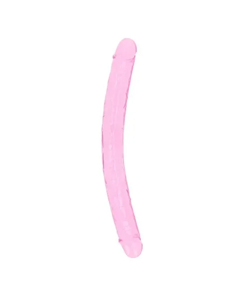 RealRock Crystal Clear Jelly 13 Inch Double Dildo