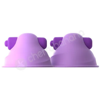 Fantasy For Her Vibrating Nipple Suck hers Purple Vibrating Nipple Pumps