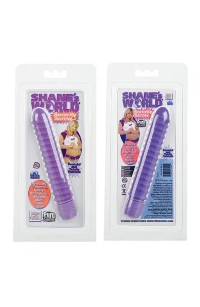 Shane's World Sorority Screw Silicone Vibe - Purple