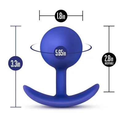 Performance Wearable Vibro Plug Indigo