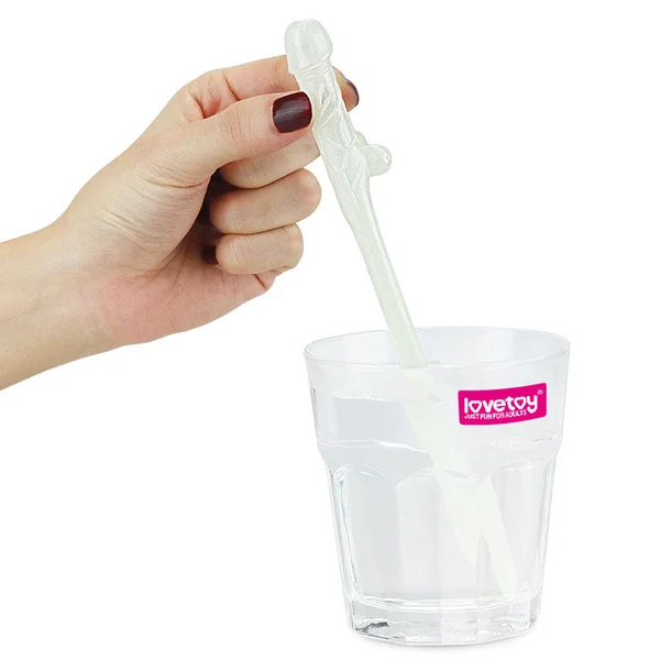 Jokes & Parties Glow In The Dark Willy Straws Glow in Dark Dicky Straws - Set of 9 — image 5 of 7