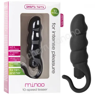 Shots Toys Black Minoo Vibrator