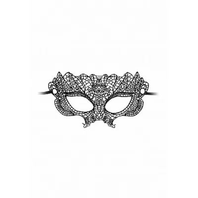 Princess Lace Mask Black One Size