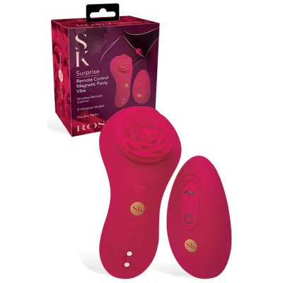 Secret Kisses Rosegasm Surprise 3 1 Remote Controlled Magnetic Panty Vibrator