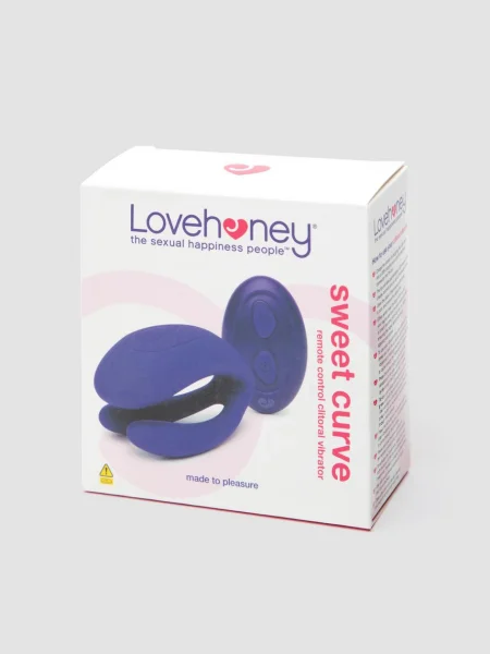 Lovehoney Sweet Curve Remote Control Silicone Clitoral Vibrator