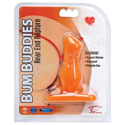 Bum Buddies Rear End Rapture Beginner Orange Butt Plug