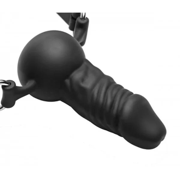 Suppressor Silicone Mini Face Banger Gag Black