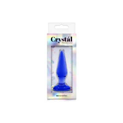 Crystal Tapered Plug Small Blue