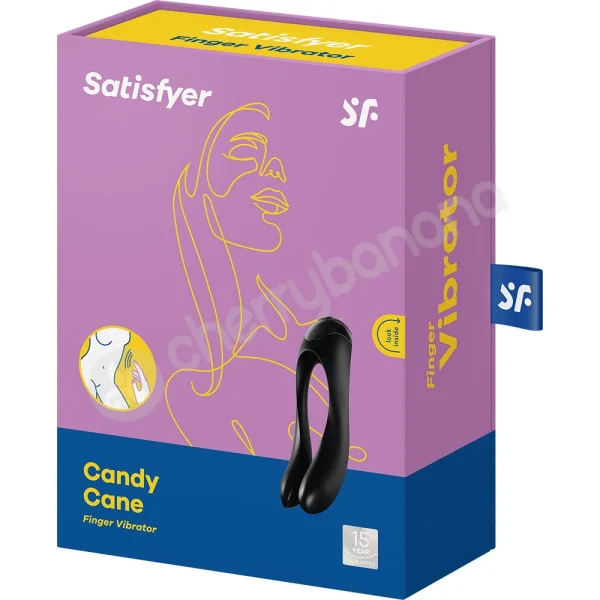 Satisfyer Candy Cane Black Vibrating Stimulator