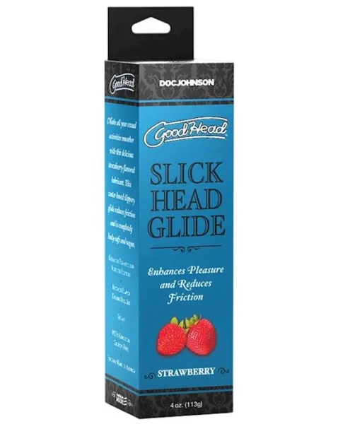 Goodhead Slick Head Glide Strawberry 4 Oz.
