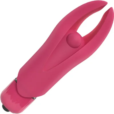4T Screamin Demon Mini Vibrating Bullet With Silicone Horned Sleeve By Screaming O Strawberry
