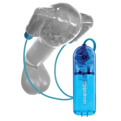 Classix Dual Vibrating Head Teaser Blue clear
