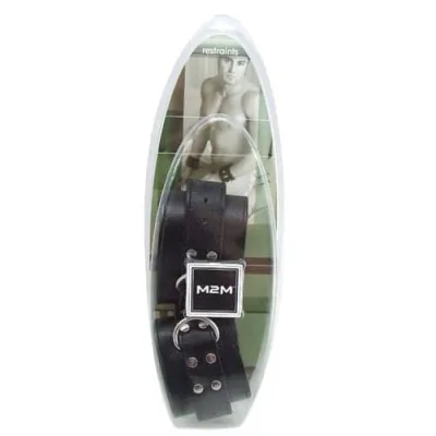 Soft Leather Ankle Restrains Black