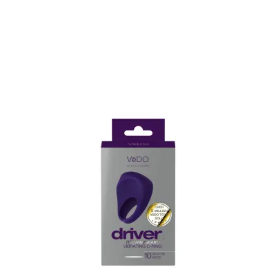 Driver Rechargeable Vibrating C Ring Purple