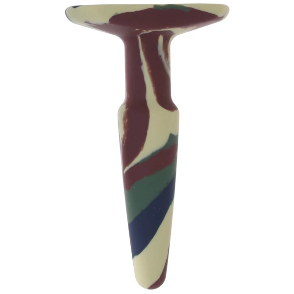 A-Play Groovy Silicone 4" Anal Plug By Doc Johnson - Camouflage