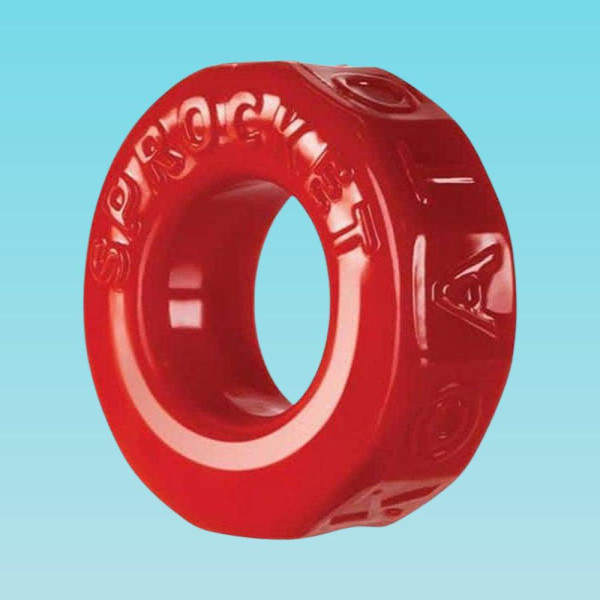 Atomic Jock 'Sprocket' Cock Ring - Red — image 2 of 11