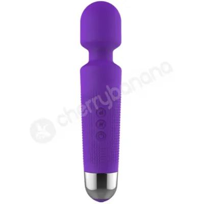 Voodoo Purple 20 Speed Mini Halo Wireless Vibrating Massage Wand