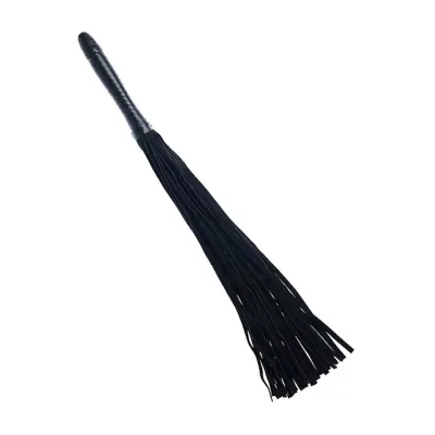 Bound X Suede Flogger With Tapered Handle