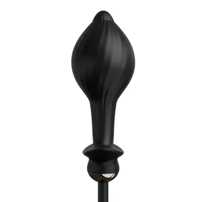Anal Fantasy Elite Auto Throb Inflatable Vibrating Plug Black