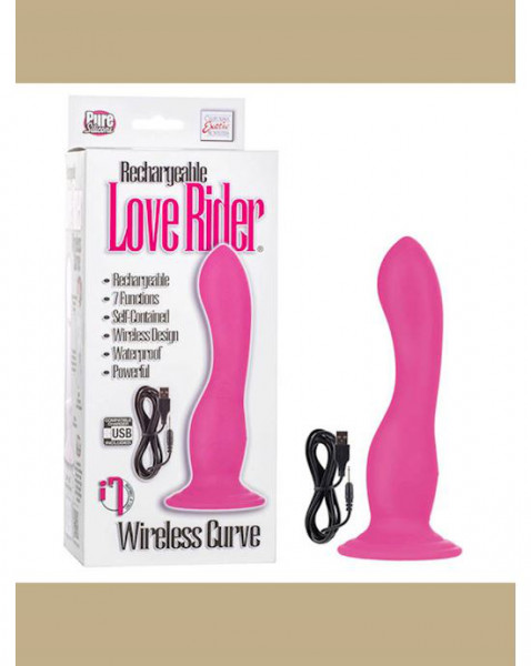 Rechargeable Love Rider Wireless Curve - Pink