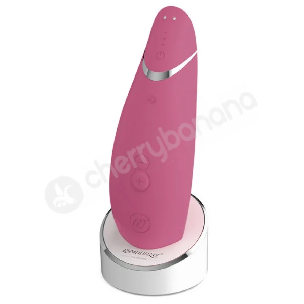 Womanizer Premium Raspberry Clitoral Suction Stimulator