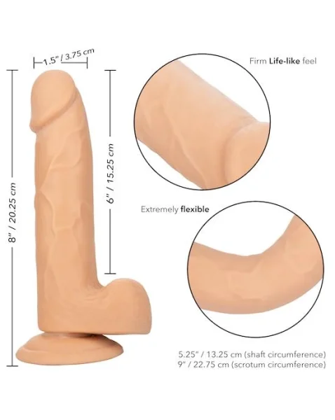 Size Queen Dildo - Ivory - 6 Inch