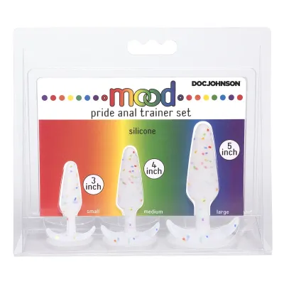 Doc Johnson Pride Anal Trainer Set Multi Colored