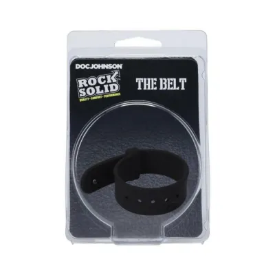 Rock Solid The Belt adjustable Silicone C ring Black