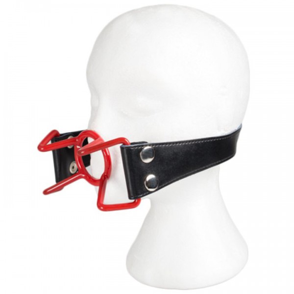 Bondara Luxe Red PVC Coated Spider Mouth Gag — image 5 of 6