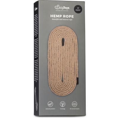 Hemp Bondage Rope 10m Brown