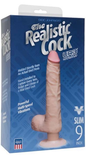 9" Dual Density Vibrating Cock