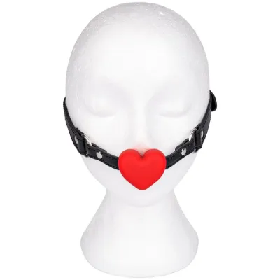 Bondara Red Silicone Heart Shaped Gag