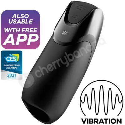 Satisfyer Men Vibration Glans Stimulation Vibrating Masturbator With App Control