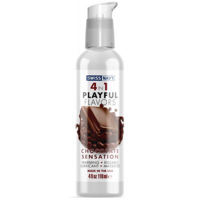 Swiss Navy 4 In 1 Playful Flavors Lubricant Chocolate Sensation 30ml