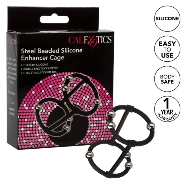 Calexotics Steel Beaded Silicone Enhancer Cage