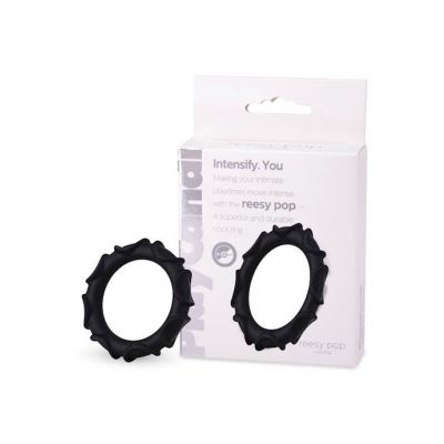 Reesy Pop Cock Ring Black
