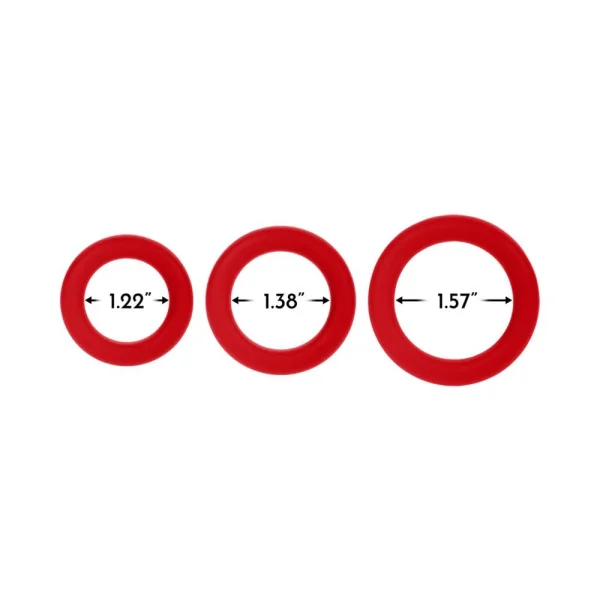 Forto F-61: 3 Piece C-ring Set 100% Silicone