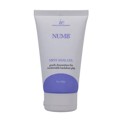 Intimate Enhancements Numb Mint Anal Gel 2 Oz Boxed