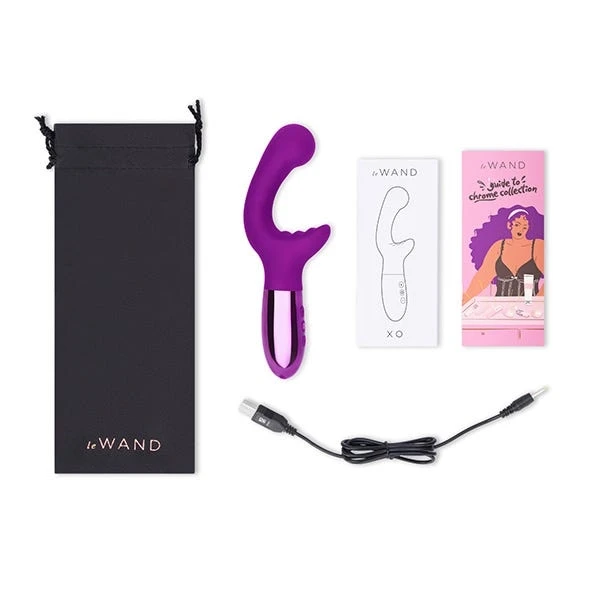 Le Wand Chrome XO Rabbit Vibrator