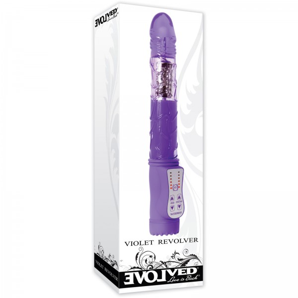 Violet 6" Revolver Vibrator