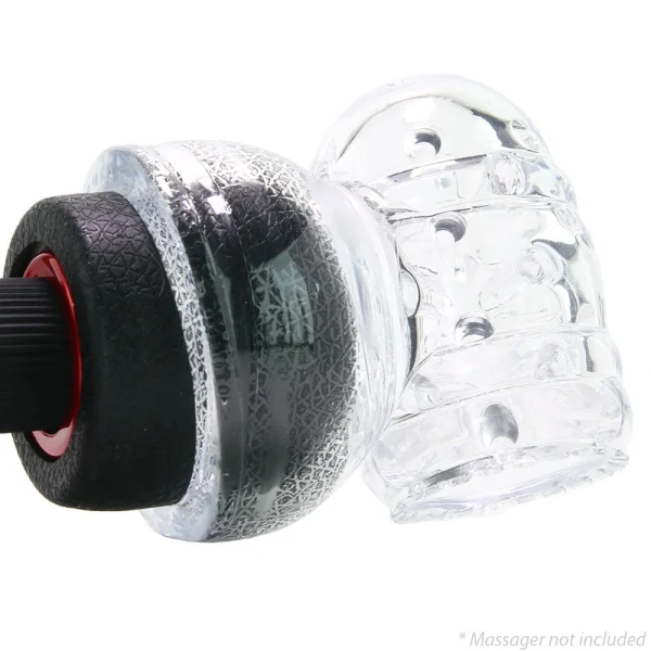 Kink Wand Cock Teaser Attch.  - Clear