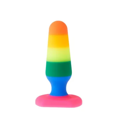 Play Mini Beginner Butt Plug Rainbow 2 9 Inch