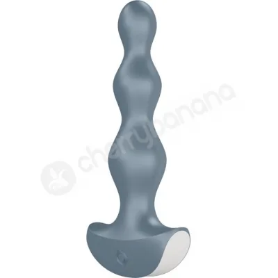 Satisfyer Lolli Plug 2 Grey 5 6 Silicone Vibrating Anal Beads