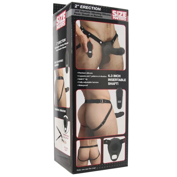 Size Matters 2 Inch Remote Penis Sheath