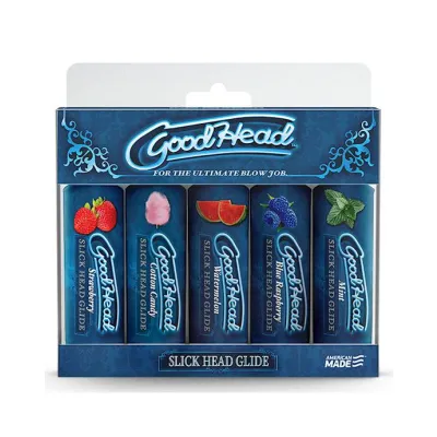 Doc Johnson Goodhead Slick Head Glide 5 Pack 30ml