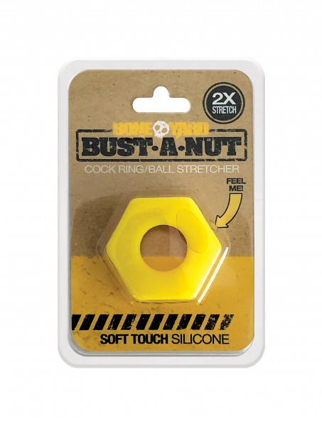 Bust a Nut Cockring Yellow
