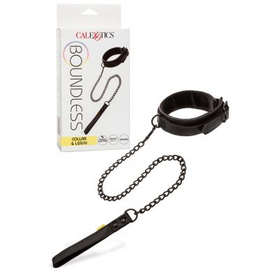 California Exotic Boundless Vegan Leather Collar Leash