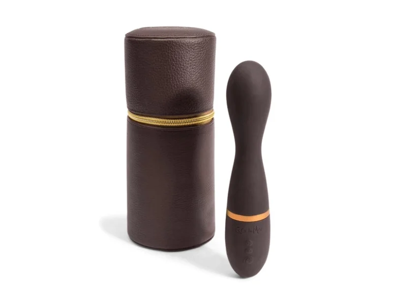 Vibrating Pleasure Wand with Leather Case by Coco De Mer